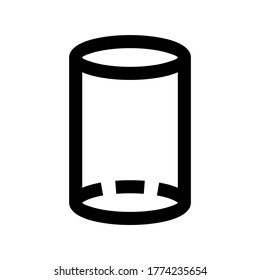 cylinder icon or logo isolated sign symbol vector illustration - high quality black style vector icons
