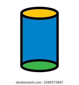 cylinder icon vecto design templates