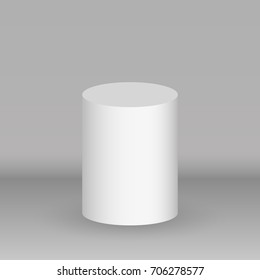 Cylinder icon. Vector illustration