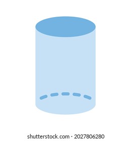 Imagen vectorial de icono del cilindro. También se puede usar para Fitness físico. Adecuado para aplicaciones móviles, aplicaciones web y medios impresos.