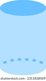 Imagen vectorial de icono del cilindro. Adecuado para aplicaciones web móviles y medios de impresión.
