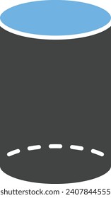 Cylinder icon vector image. Suitable for mobile application web application and print media.