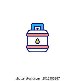 cylinder icon in vector. logotype