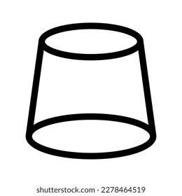 Cylinder Icon Vector Symbol Design Illustration