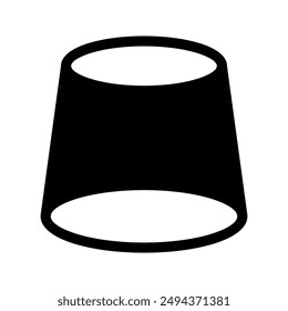 Cylinder Icon Vector Symbol Design Illustration