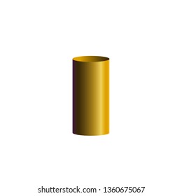 Cylinder on a white background