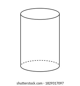 cylinder on a white background