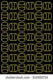 Cylinder Pattern. Vector