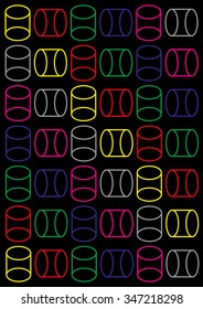Cylinder Pattern. Vector