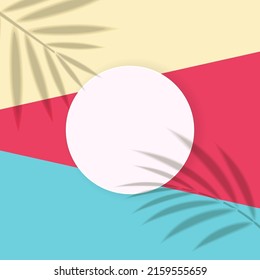 Cylinder product frame with abstract background Vector