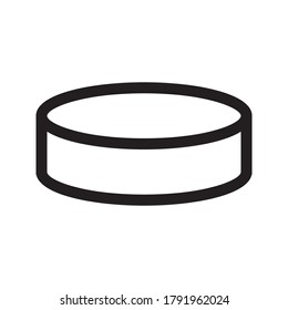 cylinder shape illustration vector graphic icon 