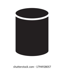 icono gráfico vectorial de la ilustración del cilindro 