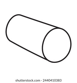 cylinder tube icon vector illustration design template