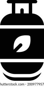 cylinder vector glyph flat icon