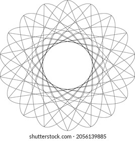 cylindrical circular geometric shape, distinctive logo for your business and social , technology icon vector illustration 