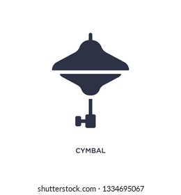 cymbal icon. Simple element illustration from music concept. cymbal editable symbol design on white background. Can be use for web and mobile.