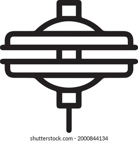 
Cymbal premium icon lineal vector