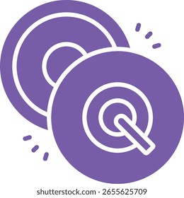 Ícono de Vector de platillo. Se puede utilizar para aplicaciones de impresión, móviles y de Web.