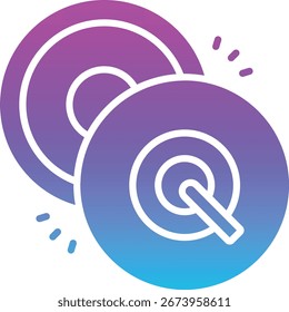 Ícono de Vector de platillo. Se puede utilizar para aplicaciones de impresión, móviles y de Web.