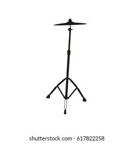 Cymbal Vector In Simple Style Isolated On White Background. Created For Mobile, Web, Decor, Print Products, Application