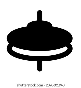 Cymbals for drum set isolated on a white background
