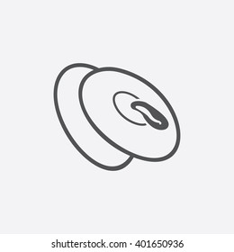 Cymbals icon.