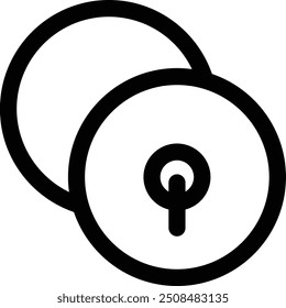 cymbals icon. Thin Linear Style Design Isolated On White Background