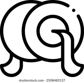 cymbals icon. Thin Linear Style Design Isolated On White Background