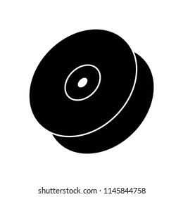 cymbals icon vector icon. Simple element illustration. cymbals symbol design. Can be used for web and mobile.