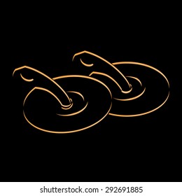 cymbals, percussion, music, vector, illustrations, icons, 