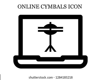 Cymbals search icon. Editable Cymbals search icon for web or mobile.