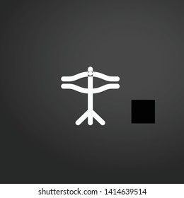 Cymbals vector icon. Cymbals concept stroke symbol design. Thin graphic elements vector illustration, outline pattern for your web site design, logo, UI. EPS 10.
