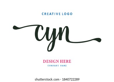 CYN lettering logo is simple, easy to understand and authoritative