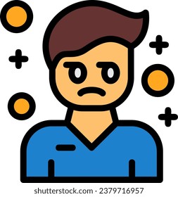 Cynicism Vector Line Filled Icon Design