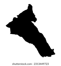 Cynon Valley map, district of Wales. Vector illustration.
