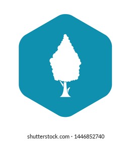 Cypress icon. Simple illustration of cypress vector icon for web