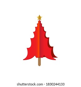 Icono de ciprés. Ilustración simple del icono del vector ciprés para la web. Vector aislado o fondo blanco