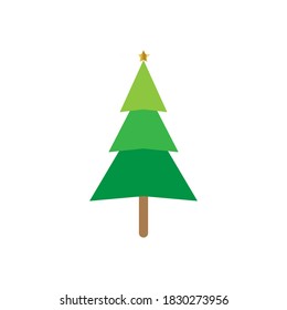 Cypress icon. Simple illustration of cypress vector icon for web. Vector isolated or white background