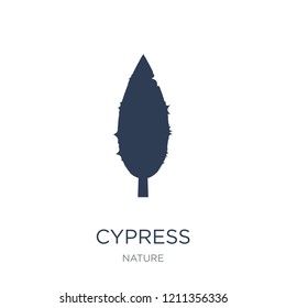 Cypress icon. Trendy flat vector Cypress icon on white background from nature collection, vector illustration can be use for web and mobile, eps10