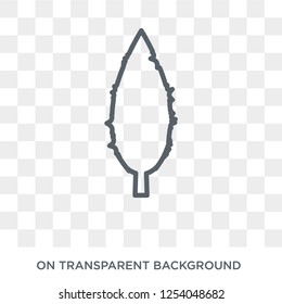 Cypress icon. Trendy flat vector Cypress icon on transparent background from nature collection. High quality filled Cypress symbol use for web and mobile