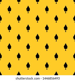 Cypress pattern seamless vector repeat geometric yellow for any design