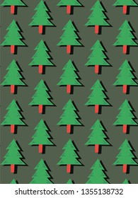 cypress pattern vector background