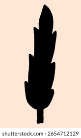 Cypress silhouette. Mediterranean Cypress trees silhouette isolated on a background, Flat Vector illustration. Eps Cut Files for Cricut	