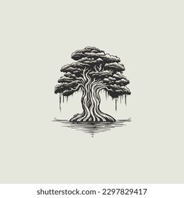 cypress tree vector file cypress tree logo svg