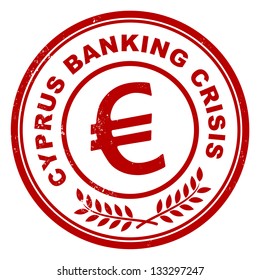 Cyprus banking crisis stamp