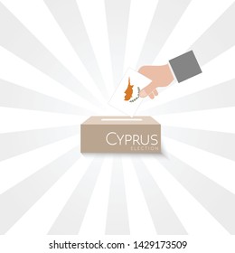 Cyprus Elections Vote Box Vector