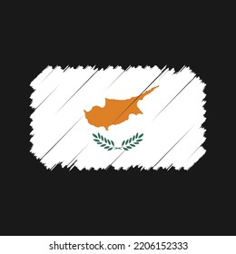 Pintado de pinzas de la bandera de Chipre
