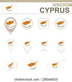 Cyprus Flag Collection, 12 versions
