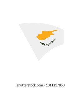 Cyprus flag, vector illustration