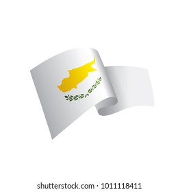 Cyprus flag, vector illustration
